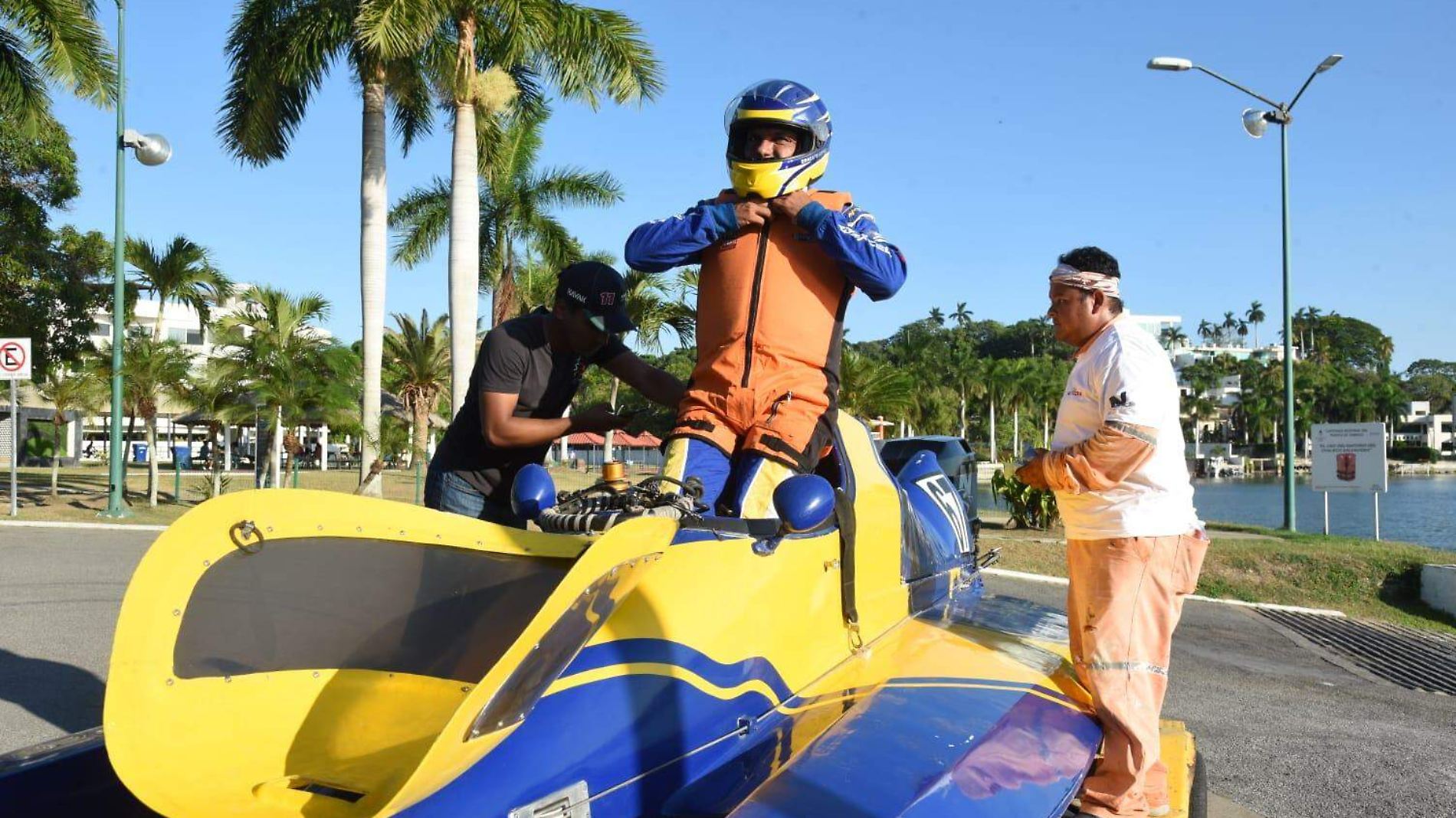 Laguna del Chairel sede de pruebas de lanchas de túnel; recuerdan la Nauticopa 